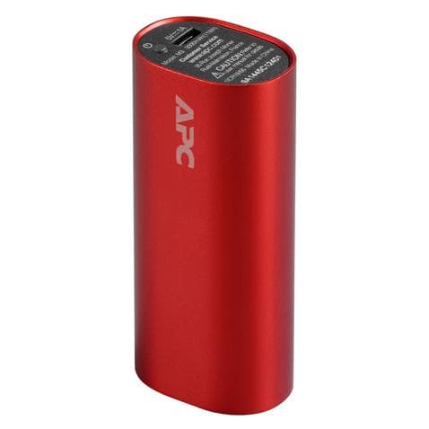 Apc Mobile Power Pack - Banque D'alimentation Li-Ion 3000 Mah - 1 A - 1 Connecteurs De Sortie (Usb (Alimentation Uniquement)) - Rouge