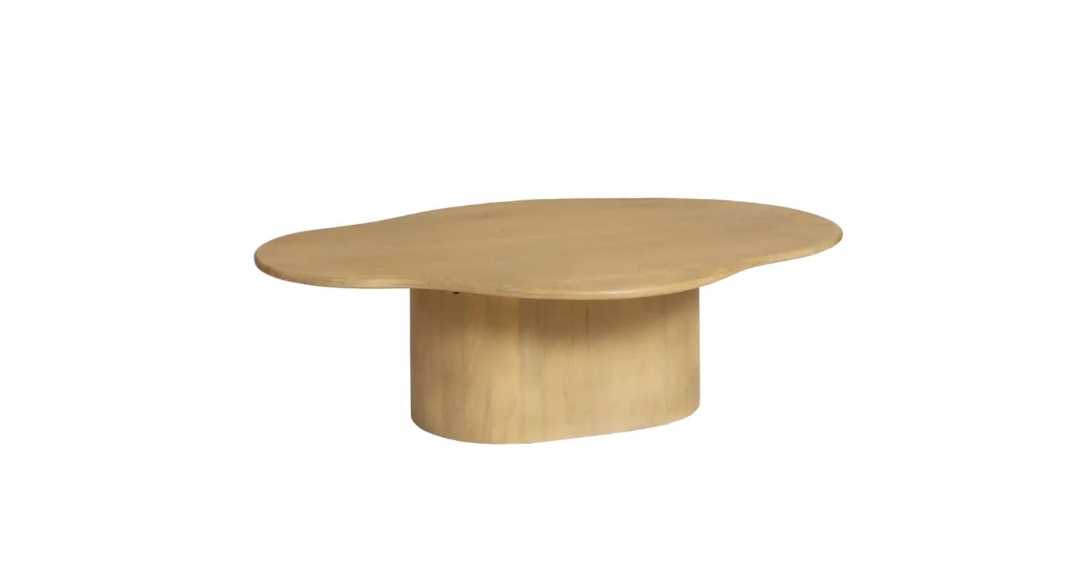 table basse nuage en bois de manguier