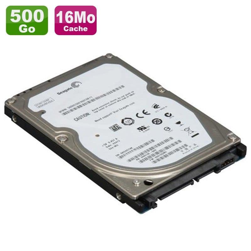 Disque Dur 500Go SATA 2.5" Seagate Momentus 7200.4 ST9500420AS PC Portable 16Mo