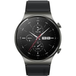 Huawei Watch GT 2 Pro - Sport - nuit noire - montre intelligente avec bracelet - fluoroélastomère - noir - taille du poignet : 140-210 mm - affichage 1.39" - 4 Go - Bluetooth - 52 g