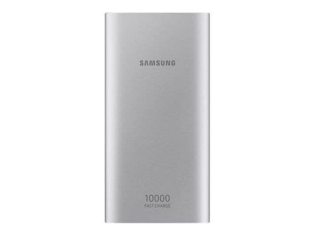 Samsung Eb-P1100b - Banque D'alimentation - 10000 Mah - 2 A - Fc - 2 Connecteurs De Sortie (Usb) - Sur Le Câble : Micro-Usb - Argent