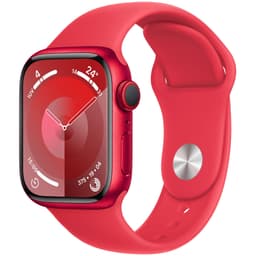 Apple Watch Series 9 GPS + Cellular - Boîtier Aluminium 41 mm Rouge - Bracelet M/L