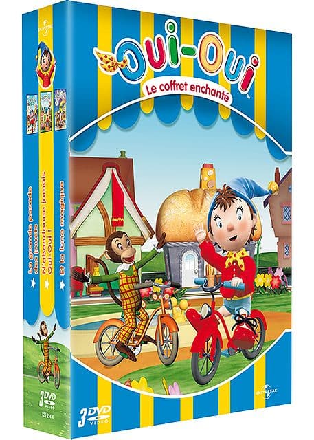 Oui-Oui - Le Coffret Enchanté - La Grande Parade Des Jouets + La Lune Magique + N'abandonne Jamais - Pack