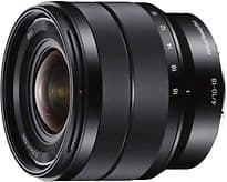Sony E 10-18 mm F4.0 62 mm Filtergewinde (Sony E-mount Anschluss) schwarz