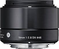 Sigma A 19 mm F2.8 DN 46 mm Filtergewinde (Micro Four Thirds Anschluss) schwarz