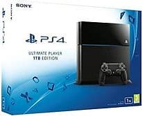 Sony PlayStation 4 1 TB [Ultimate Player Version inkl. Wireless Controller] glänzend schwarz