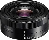 Panasonic Lumix G VARIO 12-32 mm F3.5-5.6 ASPH. O.I.S. 37 mm Filtergewinde (Micro Four Thirds Anschluss) schwarz