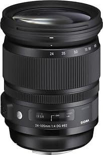 Sigma A 24-105 mm F4.0 DG HSM OS 82 mm Filtergewinde (Canon EF Anschluss) schwarz