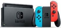 Nintendo Switch 32 GB [inkl. Controller Rot/Blau] schwarz