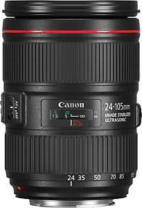 Canon EF 24-105 mm F4.0 IS L USM II 77 mm Filtergewinde (Canon EF Anschluss) schwarz