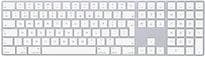 Apple magic Keyboard mit Ziffernblock [englisches Tastaturlayout, QWERTY] silber