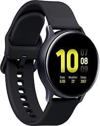 Samsung Galaxy Watch Active2 40 mm Aluminiumgehäuse schwarz am Sportarmband black [Wi-Fi]