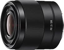 Sony FE 28 mm F2.0 49 mm Filtergewinde (Sony E-mount Anschluss) schwarz