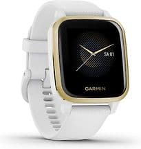 Garmin Venu Sq 40 mm weißgold am Silikonarmband weiß [Wi-Fi]