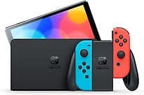 Nintendo Switch OLED 64GB [inkl. Controller rot/blau] schwarz