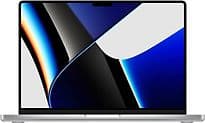 Apple MacBook Pro mit Touch ID 14.2 (Liquid Retina XDR Display) M1 Pro (8-Core CPU, 14-Core GPU) 16 GB RAM 512 GB SSD [Late 2021, englisches Tastaturlayout, QWERTY] silber