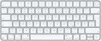 Apple Magic Keyboard mit Touch ID [deutsches Tastaturlayout, QWERTZ, Lightning] silber mit weißen Tasten