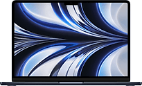 Apple MacBook Air 13.6 (Liquid True Tone Retina Display) M2 (8-Core GPU) 8 GB RAM 256 GB SSD [Mid 2022, englisches Tastaturlayout, QWERTY] mitternacht