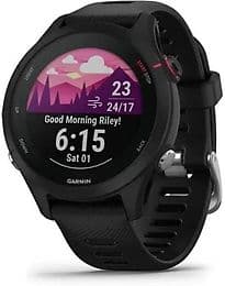 Garmin Forerunner 255S Music 41 mm schwarz am Silikonarmband schwarz [Wi-Fi]