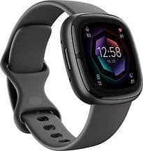 Fitbit Sense 2 40 mm graphit am Silikonarmband nachtgrau [Wi-Fi]