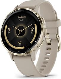 Garmin Venu 3S 41 mm softgold am Silikonarmband french gray [Wi-Fi]