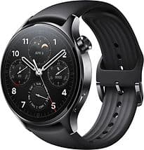 Xiaomi Watch S1 Pro 46 mm schwarz am Silikonarmband schwarz [Wi-Fi]
