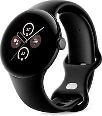 Google Pixel Watch 2 41 mm matte black am Sportarmband obsidian [Wi-Fi + 4G]
