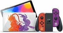 Nintendo Switch OLED 64 GB [Pokemon Scarlet & Violet Edition inkl. Controller rot/lila] weiß