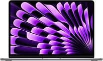 Apple MacBook Air 13.6 (Liquid True Tone Retina Display) M3 (8-Core CPU, 8-Core GPU) 8 GB RAM 256 GB SSD [Early 2024, englisches Tastaturlayout, QWERTY] space grau