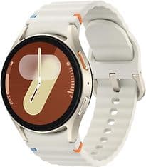 Samsung Galaxy Watch7 40 mm Aluminiumgehäuse beige am Sportarmband S/M beige [Wi-Fi + 4G]