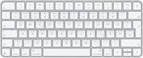 Apple Magic Keyboard [deutsches Tastaturlayout, QWERTZ, USB-C] silber mit weißen Tasten