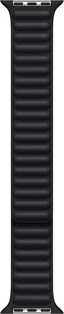 Apple Watch 38/40/41 mm Lederarmband mit Endstück M/L schwarz