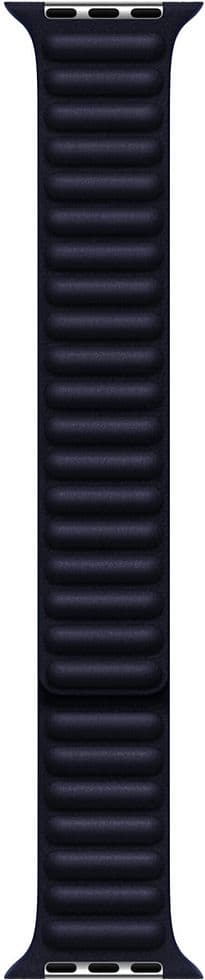 Apple Watch 44/45/46/49 mm Lederarmband mit Endstück S/M tinte