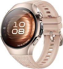 Huawei Watch 5 42 mm Edelstahlgehäuse sandgold am Kompositarmband beige [Wi-Fi + 4G]