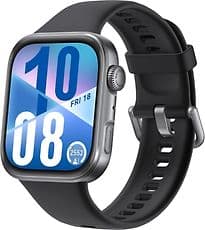 Huawei Watch Fit 4 38 mm schwarz am Fluorelastomerarmband schwarz