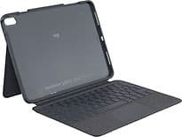 Logitech Folio Touch Keyboard Dock für iPad Air 11 M2, M3, 4. und 5. Generation) [deutsches Tastaturlayout, QWERTZ] oxford grey