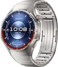 Huawei Watch GT 6 Pro 46 mm Titangehäuse silber am Titanarmband silber