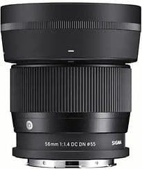 Sigma C 56 mm F1.4 DC DN 55 mm Filtergewinde (Canon EF-M Mount) schwarz