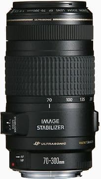 Canon EF 70-300 mm F4.0-5.6 IS USM 58 mm Filtergewinde (Canon EF Anschluss) schwarz