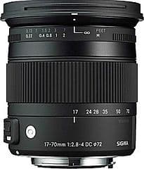 Sigma C 17-70 mm F2.8-4.0 DC HSM OS Macro 72 mm Filtergewinde (Nikon F Anschluss) schwarz