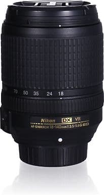 Nikon AF-S DX NIKKOR 18-140 mm F3.5-5.6 ED G VR 67 mm Filtergewinde (Nikon F Anschluss) schwarz