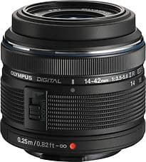 Olympus M.Zuiko Digital 14-42 mm F3.5-5.6 R II 37 mm Filtergewinde (Micro Four Thirds Anschluss) schwarz
