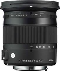 Sigma C 17-70 mm F2.8-4.0 DC HSM OS Macro 72 mm Filtergewinde (Canon EF Anschluss) schwarz