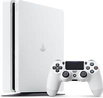 Sony Playstation 4 slim 500 Go [incl. une manette sans fil] blanc