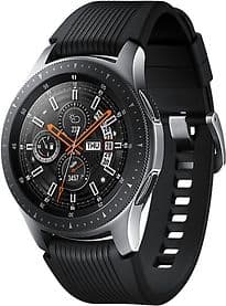 Samsung Galaxy Watch 46 mm argent et bracelet en silicone noir [Wi-Fi]