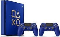 Sony PlayStation 4 slim 500 Go [Days of Play Liaveced Edition incl. 2 manette sans fil] bleu