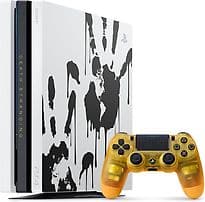 Sony PlayStation 4 pro 1 To [Death Stranding Limited Edition incl. manette sans fil, sans jeu] blanc
