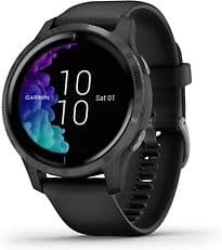 Garmin Venu 43 mm noir bracelet silicone noir [Wifi]