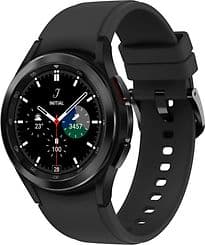 Samsung Galaxy Watch 4 Classic 42 mm Boîtier acier inoxydable noir Bracelet silicone noir [Wi-Fi]
