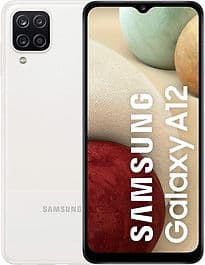 Samsung Galaxy A12 Dual SIM 64 Go [Version Samsung Exynos 850] blanc